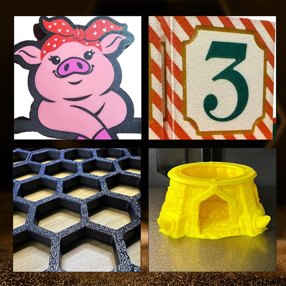 彩虹星空 PEY+纹理 PEI 打印底板,适用于 Bambu Lab A1 Mini,双面 PEY PEI 弹簧钢板 184x184mm,适用于 Bambu A1 Mini 3D 打印机