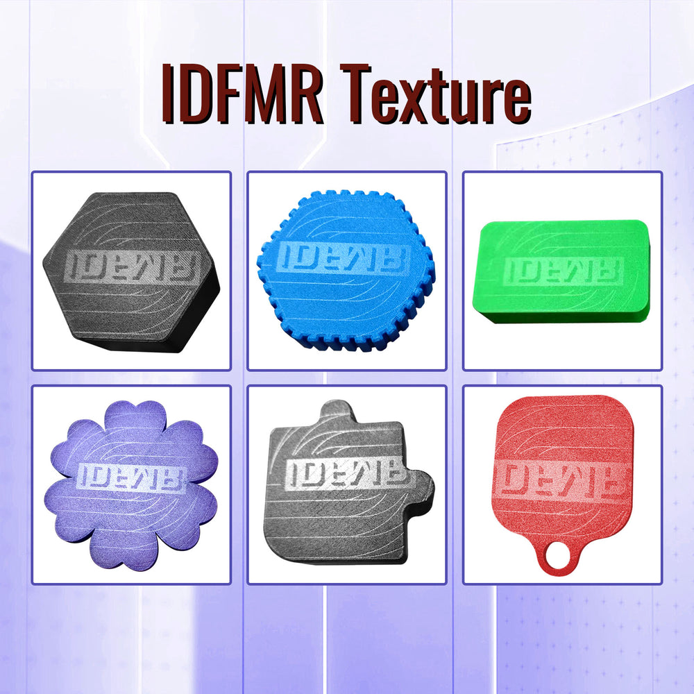 IdeaFormer 升级版纹理 PEI 冷打印板,适用于 Bambu Lab P1P/P1S/X1C/X1/X1E/A1,258*258mm 双面紫色低温板,适用于 Bambu Lab 系列打印机