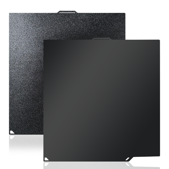 IdeaFormer 黑色光滑 PEI+纹理 PEI 弹簧钢打印平台，260×271mm，适用于 Elegoo Centauri Carbon