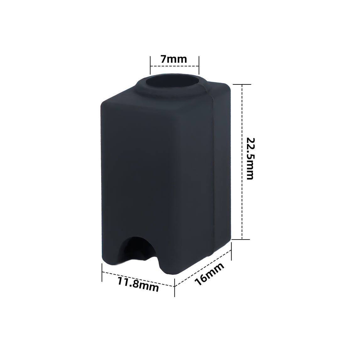 5 件 3D 打印机打印头喷嘴硅胶保护套，适用于 Elegoo Neptune 4 plus/max