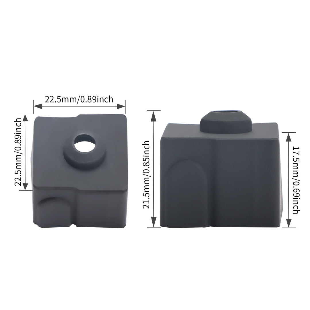 4 件套 3D 打印机打印头喷嘴硅胶保护套，适用于 Ender3 V3 SE