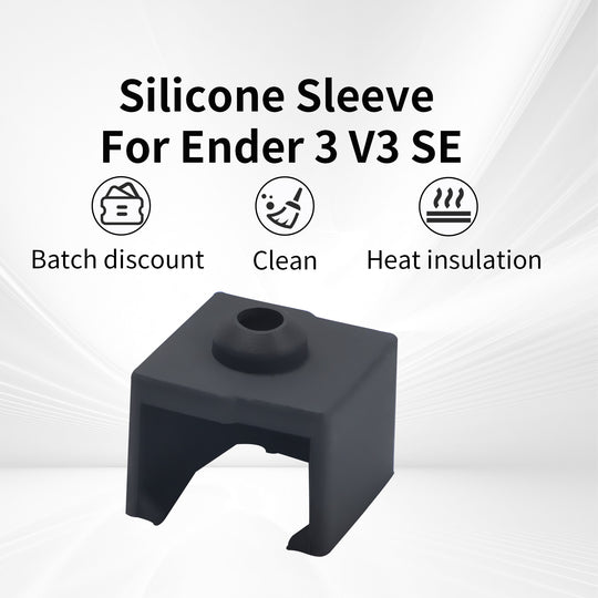 4 件套 3D 打印机打印头喷嘴硅胶保护套，适用于 Ender3 V3 SE
