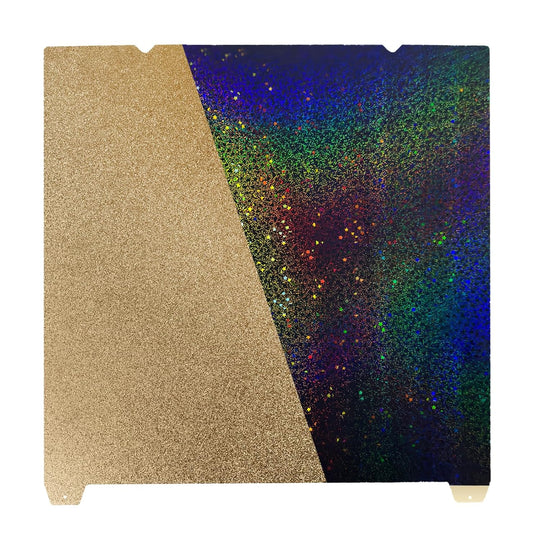 IdeaFormer Rainbow Starry PEY+Textured PEI Spring Steel Build Plate, 235×235mm for Creality K1/K1 SE/K1C/Ender 3 S1/Ender 3 S1 Pro/Ender 5 S1/Ender 3 V3 SE/KE/Ender 3 V2/Neo