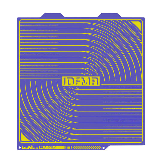 IdeaFormer 冷打印板适用于 Bambu Lab P1P/P1S/X1C/X1/X1E/A1，184*184mm 双面 PEI 打印纸适用于 Bambu Lab 系列打印机