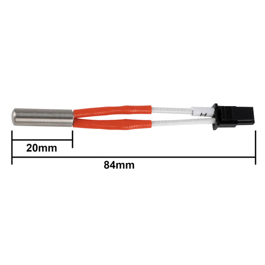 IdeaFormer 2PCS 加热管适用于 Kobra2 Hotend 24V 60W 热敏电阻加热棒筒式加热器 3D 打印机零件筒式热敏电阻