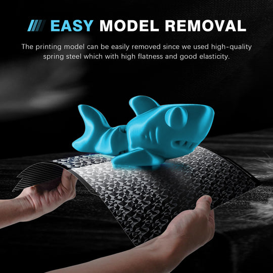 IdeaFormer ダイヤモンドPEO+カーボンファイバーPETスプリングスチールビルドプレート、276×293mm、Snapmaker U1用、プリントサイズ270×270mm