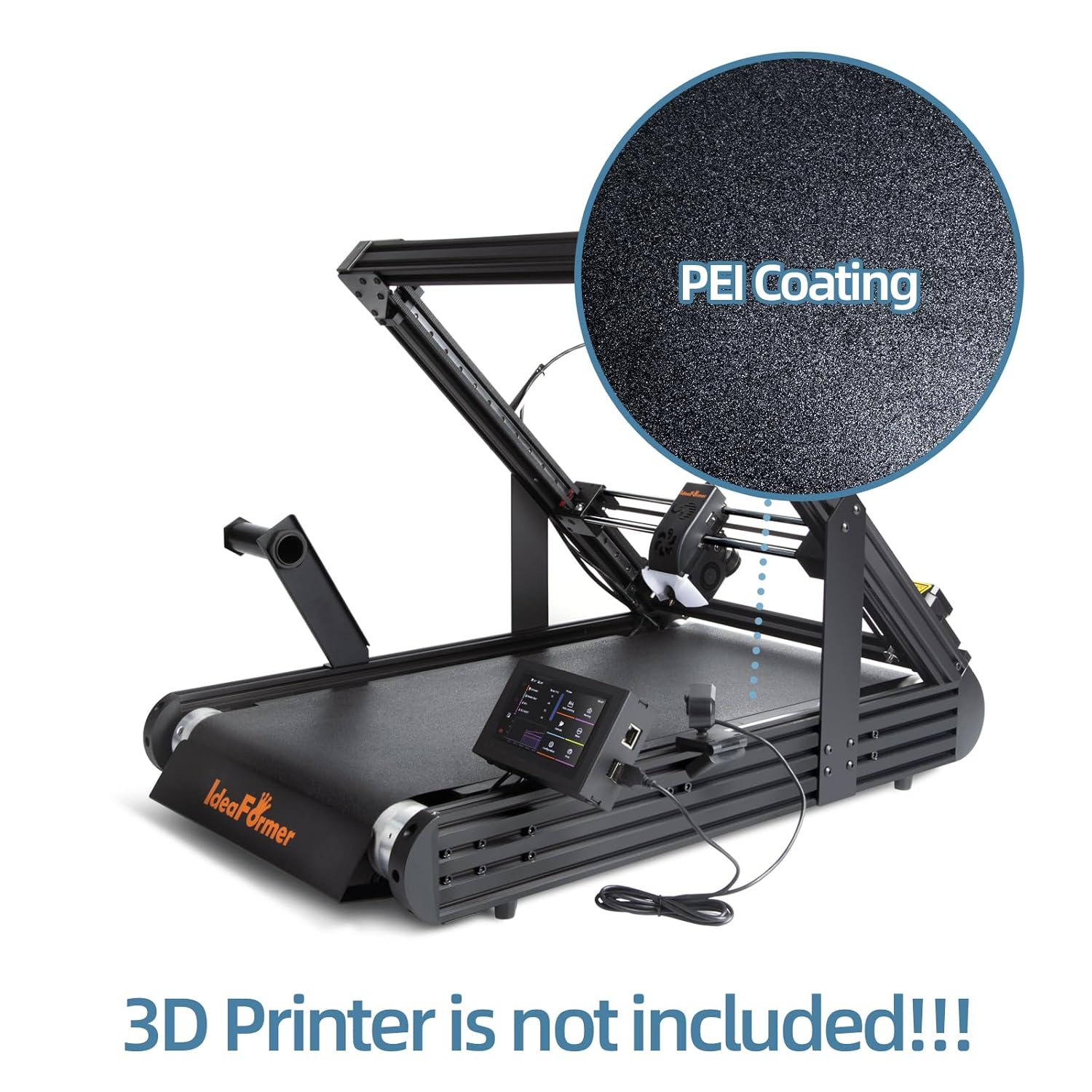 IdeaFormer IR3 V2 3Dプリンター用スチールコンベアベルト 高精度印刷ベルト IR3 V2 3Dベルトプリンター用