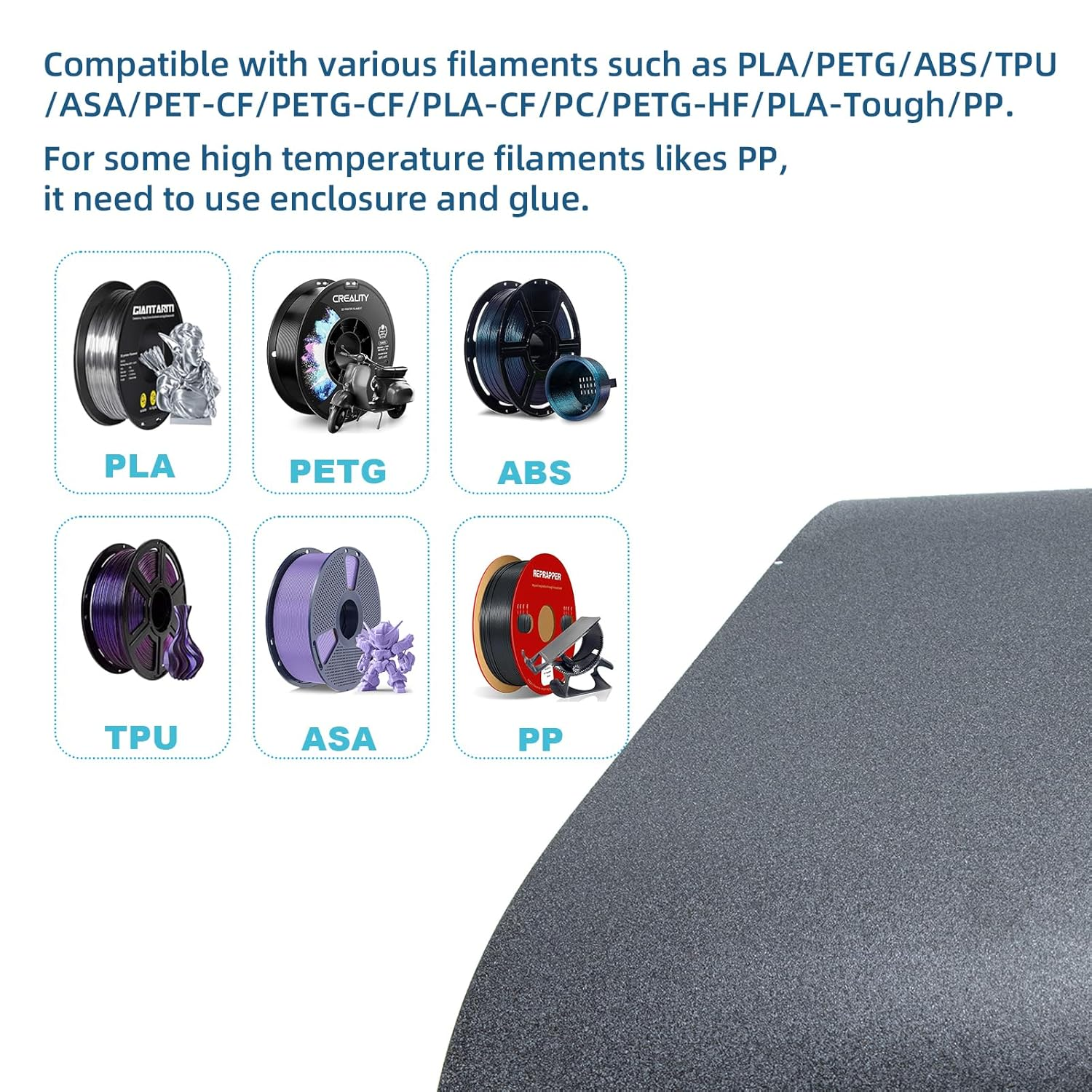 IdeaFormer IR3 V2 3Dプリンター用スチールコンベアベルト 高精度印刷ベルト IR3 V2 3Dベルトプリンター用