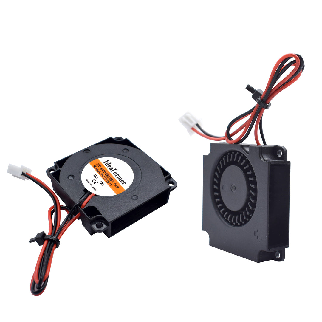IdeaFormer 2 件 4010 12V 和 24V 冷却涡轮风扇无刷 3D 打印机零件 2 针适用于挤出机直流冷却器鼓风机塑料风扇