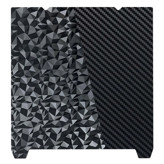 IdeaFormer Diamond PEO+Carbon Fiber PET Spring Steel Build Plate, 315×310mm for Creality K1 Max/Ender 3 V3 Plus