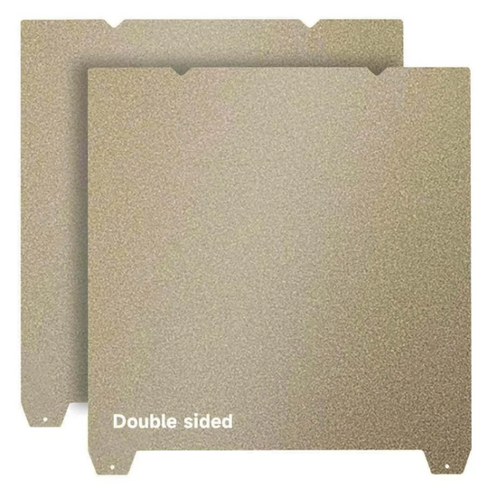 IdeaFormer 両面テクスチャードゴールドPEIスプリングスチールビルドプレート、235x235mm Creality K1C/K1/SE/Ender 5 S1/Ender 3/Ender 3 Pro/Ender 3 V2/Ender 3 S1 Pro/Ender 3 Neo用