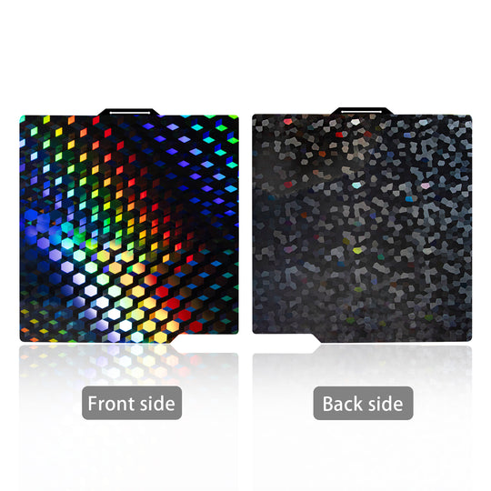 IdeaFormer Hew Glow + Water Cube PEG 打印板适用于 Bambu Lab P1P P1S A1 X1 X1 碳纤维，柔性弹簧钢打印板适用于 Bambu X1/P1 系列打印机