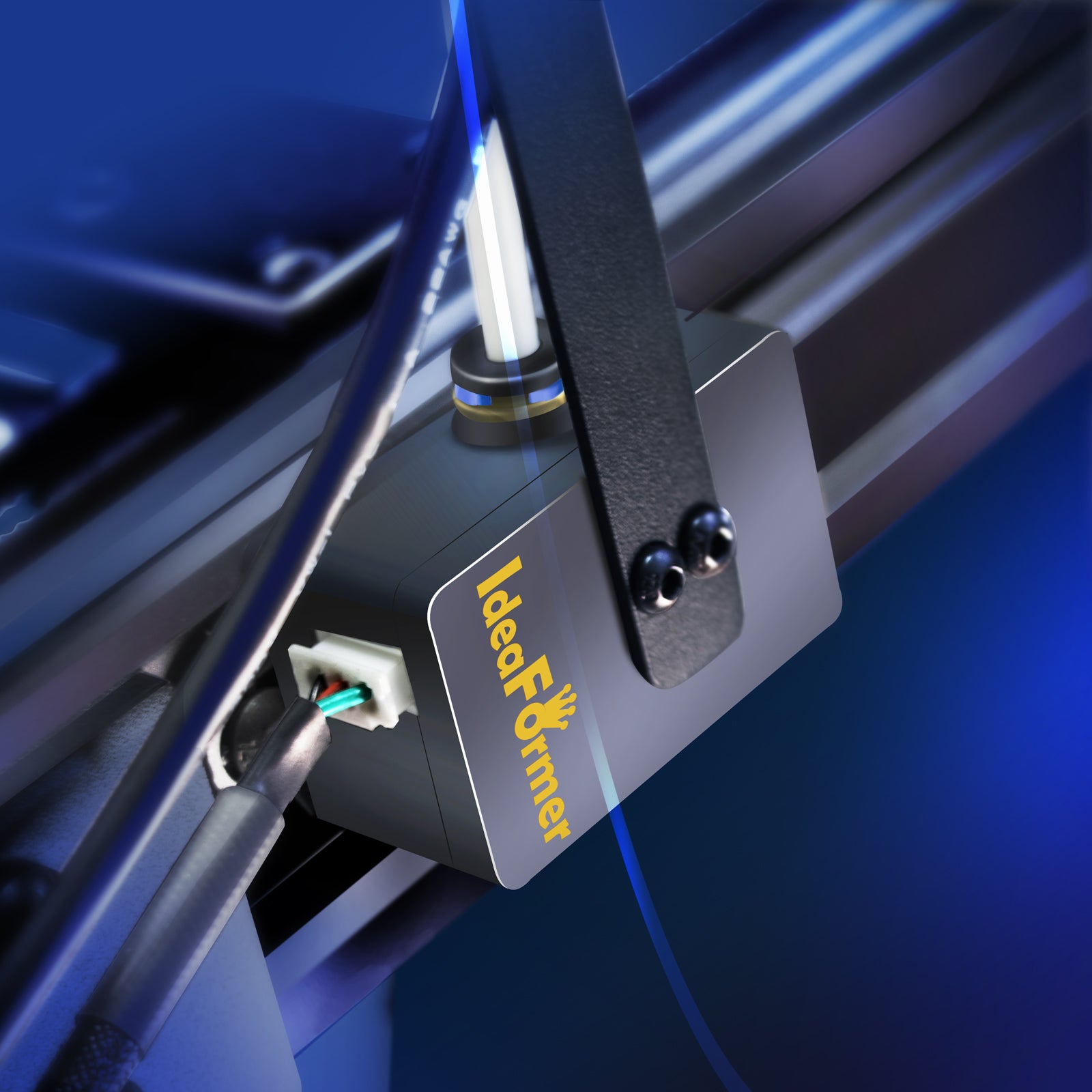 IdeaFormer IR3 V2 Printer Filament Feed Sensor Without Cable, Smart Filament Sensor Break Detection Module Detector for IR3 V2 (Black)