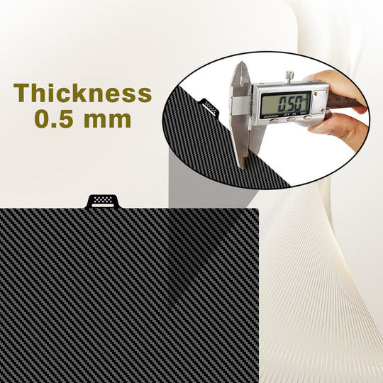 IdeaFormer Diamond PEO+Carbon Fiber PET Spring Steel Build Plate, 280×280mm for QIDI Q2 3D Printer