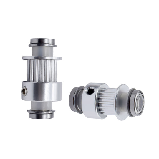 IdeaFormer 2 件 MK7 MK8 同步带轮铝制 16 齿适用于 3D 打印机零件 MK 挤出机复制器左 Y 轴同步轮套件