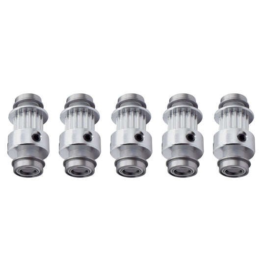 IdeaFormer 2 件 MK7 MK8 同步带轮铝制 16 齿适用于 3D 打印机零件 MK 挤出机复制器左 Y 轴同步轮套件