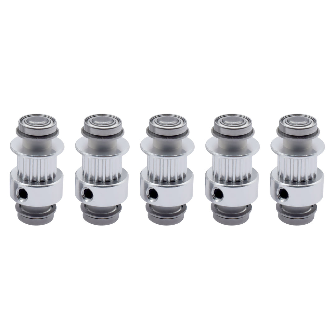 IdeaFormer 2 件 MK7 MK8 同步带轮铝制 16 齿适用于 3D 打印机零件 MK 挤出机复制器左 Y 轴同步轮套件
