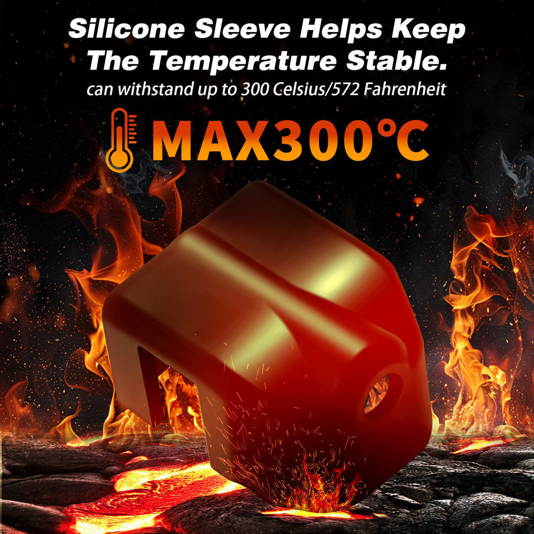 IdeaFormer 3Dプリンターノズルシリコンスリーブ 5個入り Flashforge AD5X用