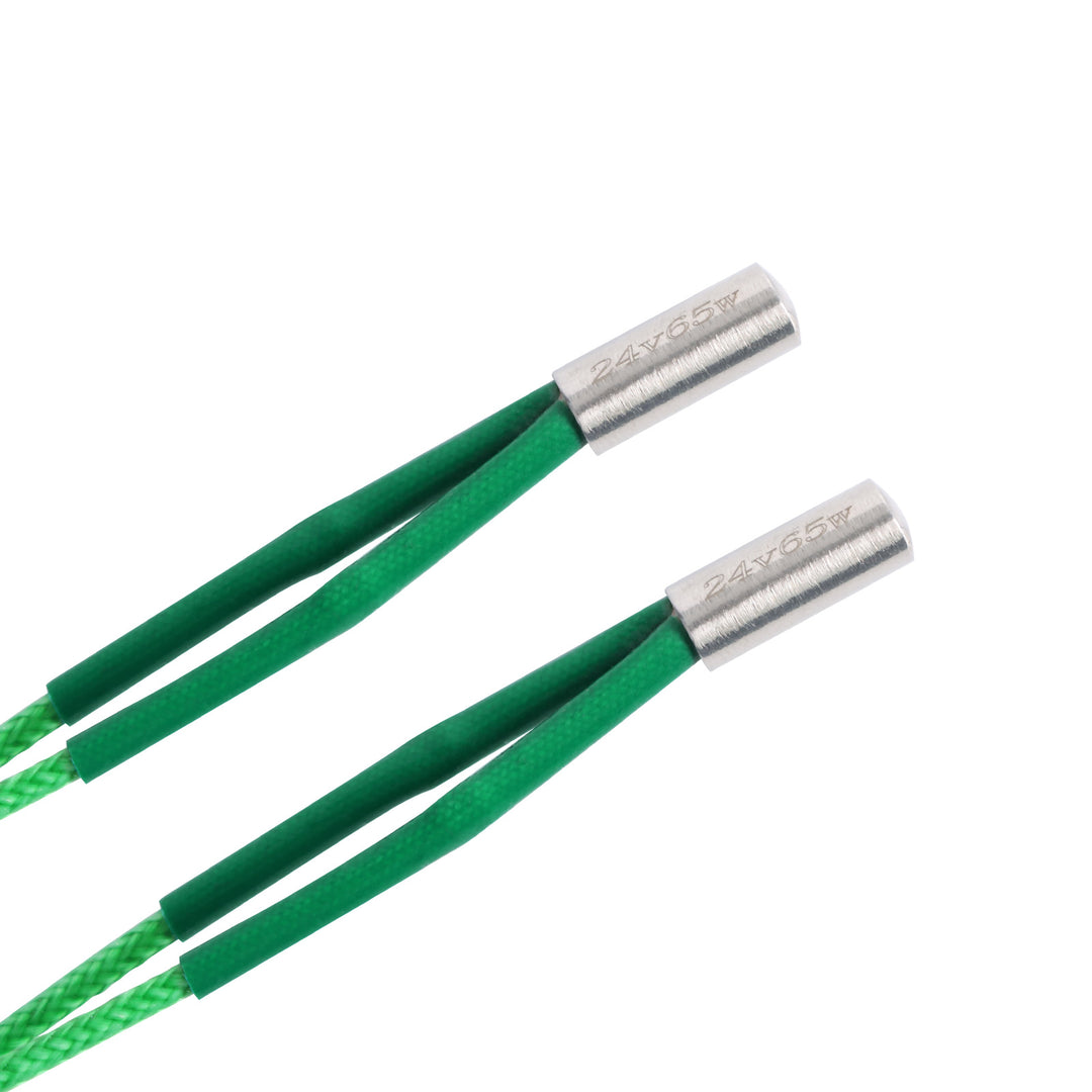 IdeaFormer 2PCS 升级版 6x15MM 24V 65W V6 热端高温加热器墨盒元件兼容 VORON V2.4 V0.1 V1.8 3D 打印机、Dragonfly BMS BMO 热端/Dragon 热端