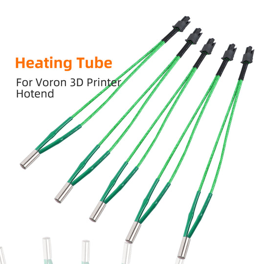 IdeaFormer 2PCS 升级版 6x15MM 24V 65W V6 热端高温加热器墨盒元件兼容 VORON V2.4 V0.1 V1.8 3D 打印机、Dragonfly BMS BMO 热端/Dragon 热端