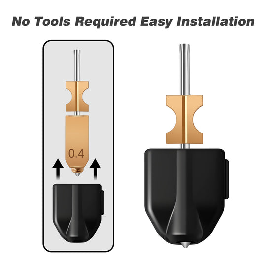 IdeaFormer 3Dプリンターノズルシリコンスリーブ 5個入り Flashforge AD5X用